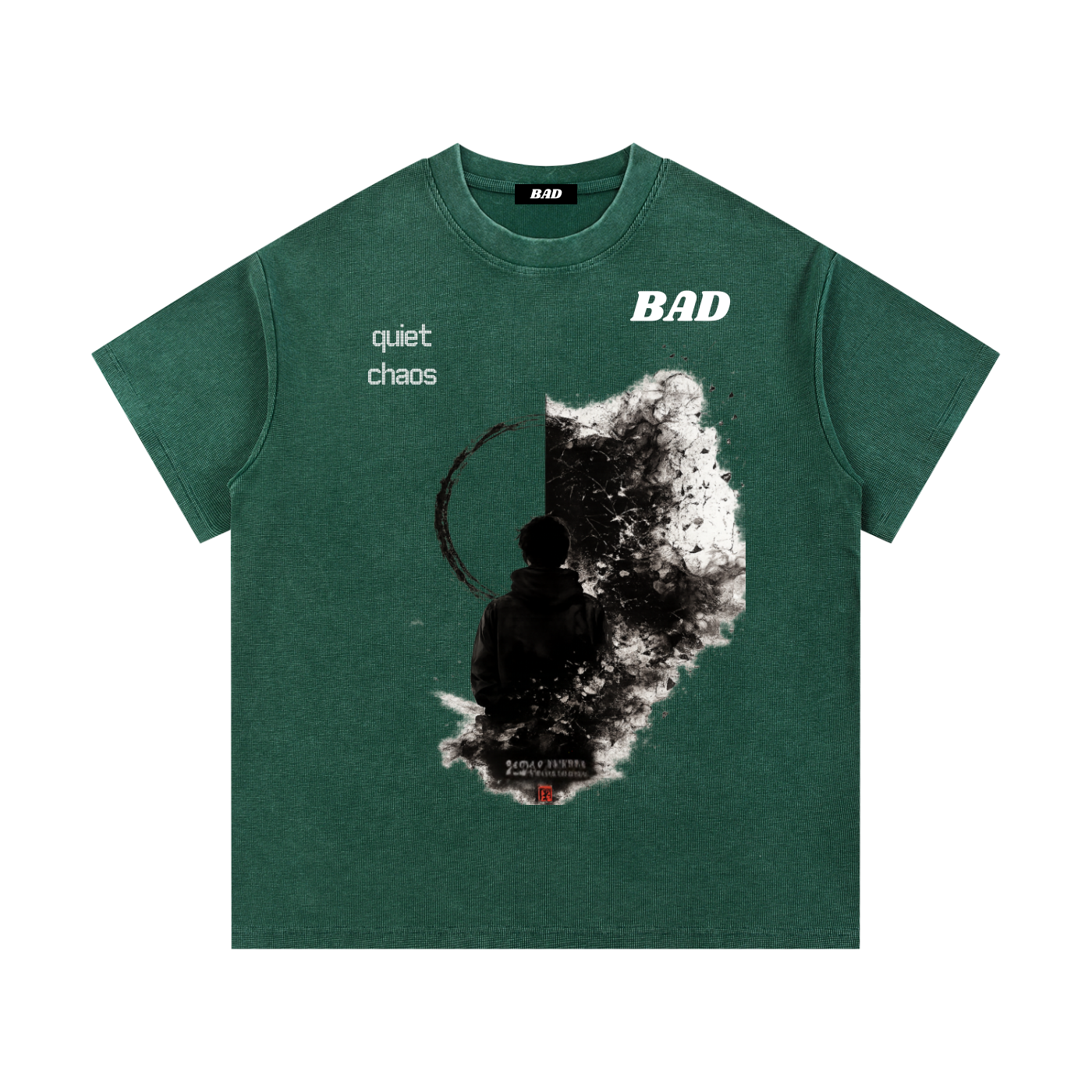 Mineral Wash Waffle Knit T-Shirt